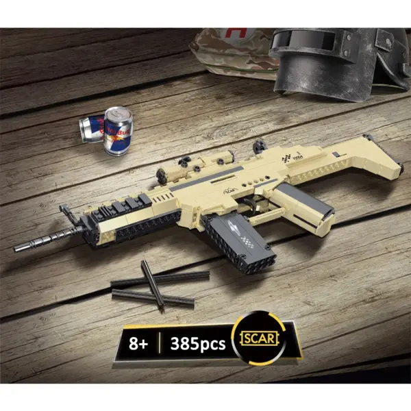 Military Series Desert Eagle Pistol MK14 Building Blocks Set - Image 10