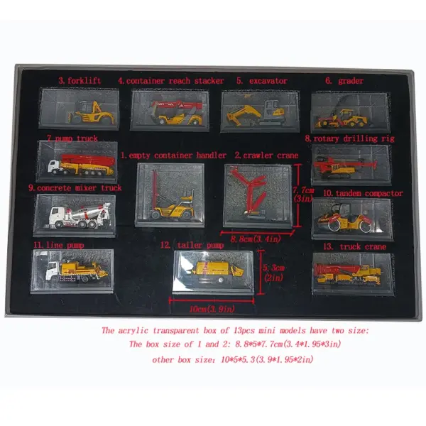 SANY 1:87 Grader Model in Display Box - Image 6