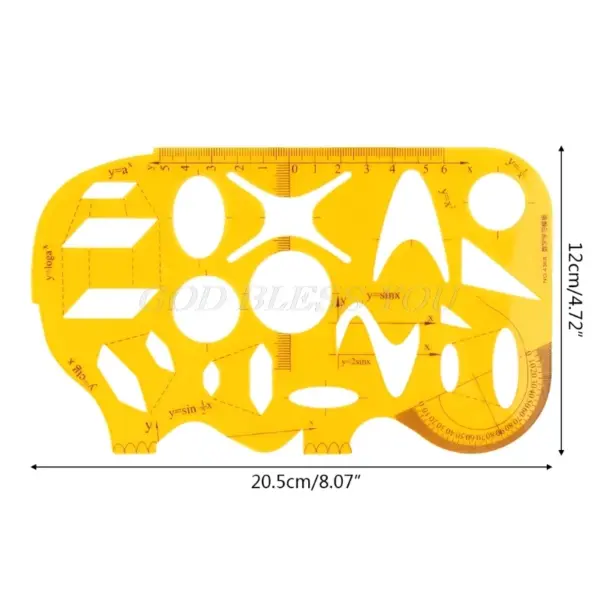 K Resin Geometric Template Ruler Stencil - Image 19