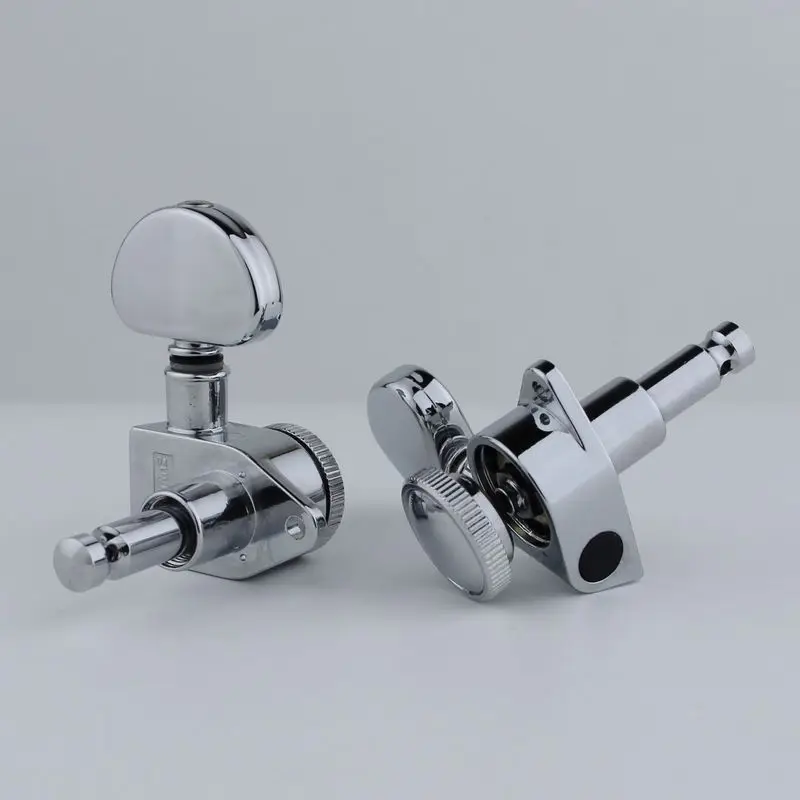 GUYKER Chrome Locking Tuners 3x3 for Guitars 5 GUYKER Chrome Locking Tuners 3x3 for Guitars - Image 5