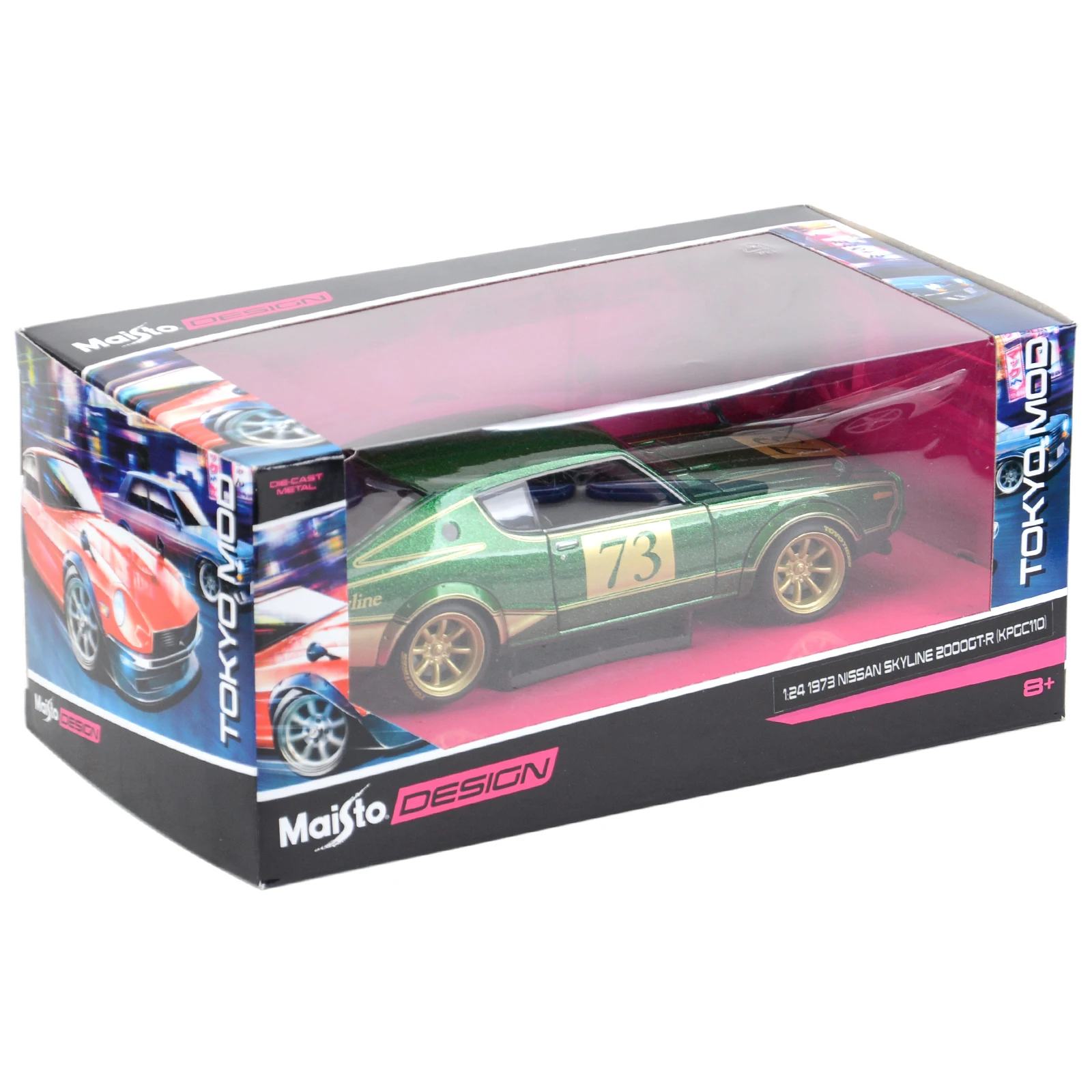 Maisto 1:24 1973 Nissan Skyline Model Car 6 Maisto 1:24 1973 Nissan Skyline Model Car - Image 6