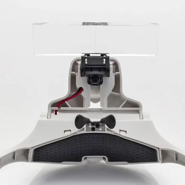 Headband Magnifier with 2 LED Lights and 5 Replaceable Lenses - Image 3