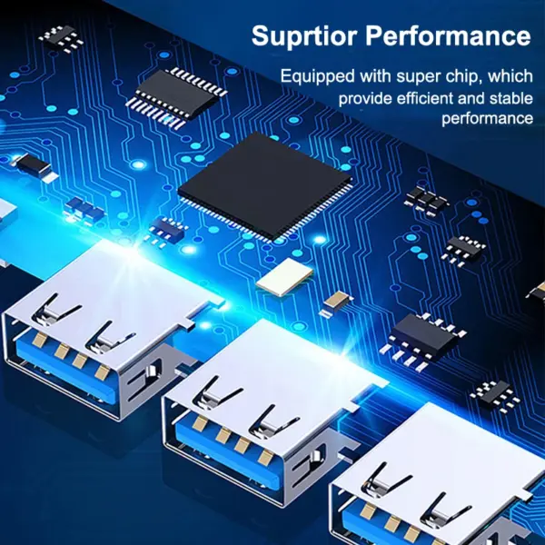 4-Port USB C Hub Adapter for Type C Devices - Image 6