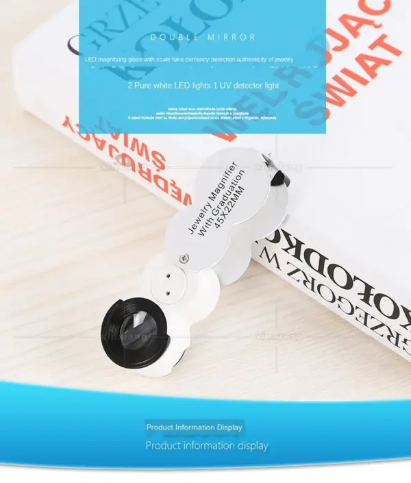 45X Portable Magnifying Loupe with LED Light - Image 6