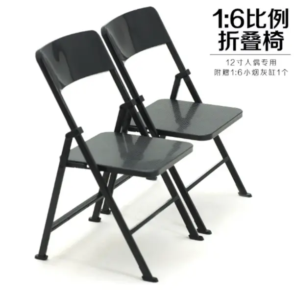 1/6 Scale Folding Chair for Action Figures - Image 4