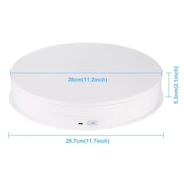 USB Electric Rotating Turntable Display Stand - Image 9