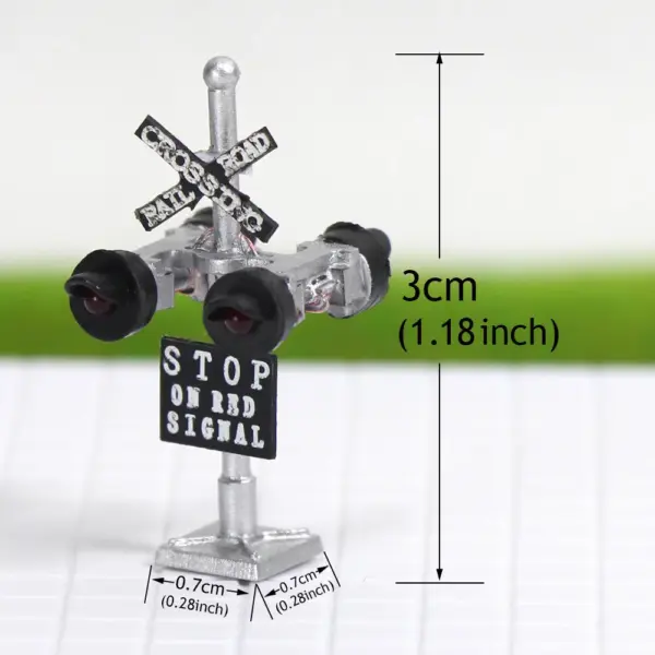 N Scale Railroad Crossing Signal with Circuit Board - Image 4