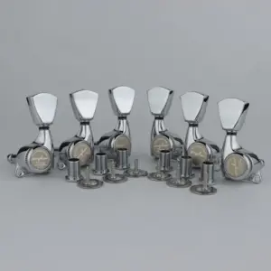 Guyker 3R3L Locking Guitar Tuning Pegs Chrome 4 H9c58e99fd2bb4a0aba6fe94bde9c930fJ
