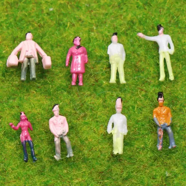 Model Railway Figures 1:200 Z Scale Set of 100 - Image 2