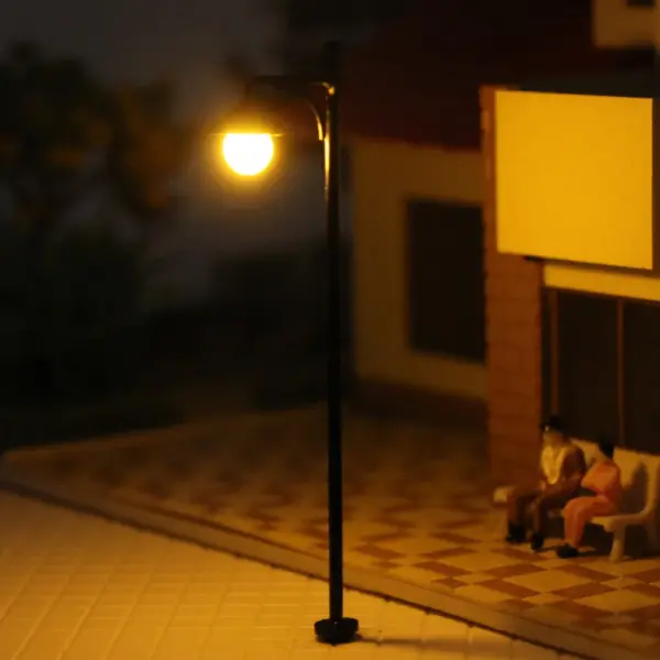 10pcs HO Scale Lamp Posts for Railway Dioramas - Image 4