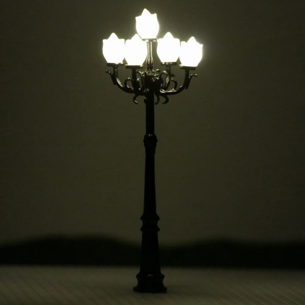 LYM41 2pcs HO Scale Model Railway Street Lamps 5 LYM41 2pcs HO Scale Model Railway Street Lamps - Image 5