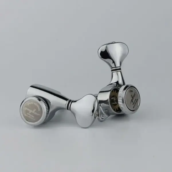 Chrome Silver Lock String Tuners for Guitar - Image 5