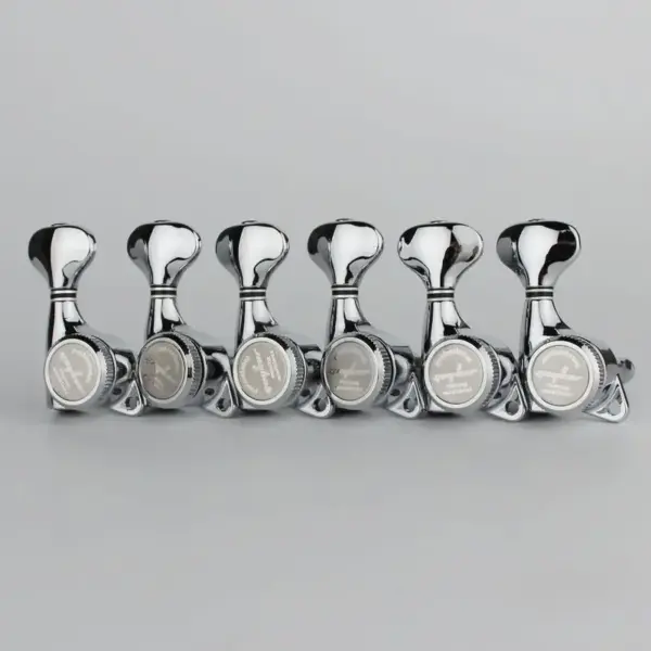 Chrome Silver Lock String Tuners for Guitar - Image 9