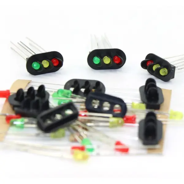 HO Scale Railway Signal LED Set 10 Pieces - Image 2