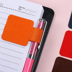 Self-Adhesive PU Leather Pen Clip for Notebooks 38 HTB1jvxvHb9YBuNjy0Fgq6AxcXXa2