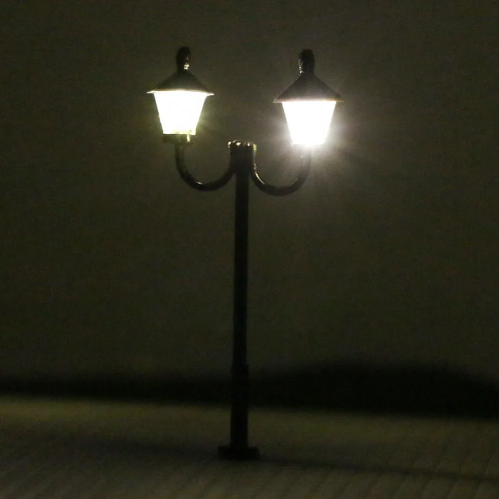 HO Scale 10pcs Vintage Street Lamps Set LYM26 3 HO Scale 10pcs Vintage Street Lamps Set LYM26 - Image 3
