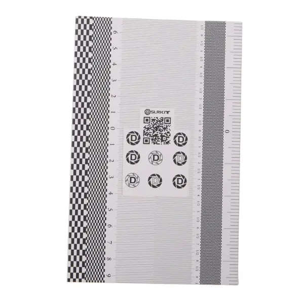 Camera Lens Focus Calibration Card for Precise Autofocus Adjustment - Image 4