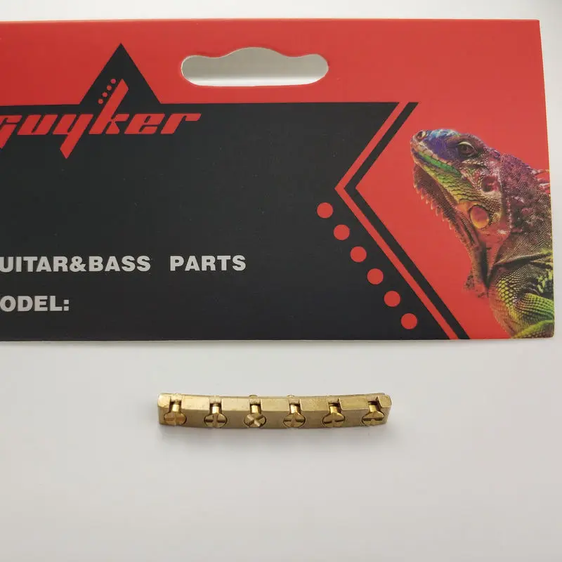 Brass Adjustable Nut for 42/43MM Guitar 2 Brass Adjustable Nut for 42/43MM Guitar - Image 2