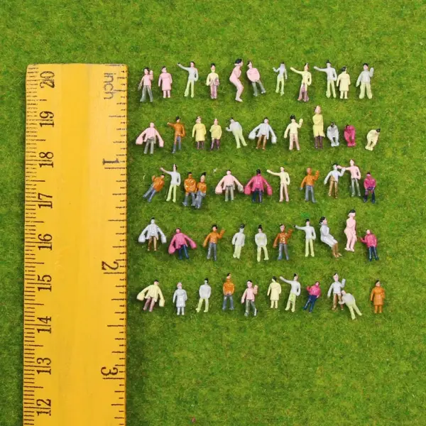 Model Railway Figures 1:200 Z Scale Set of 100 - Image 4