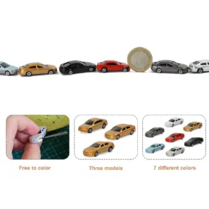 Mini 50pcs Model Cars for N Scale Layouts 7 Ha220e5cd145f40e2b5d45242ac24acdeH