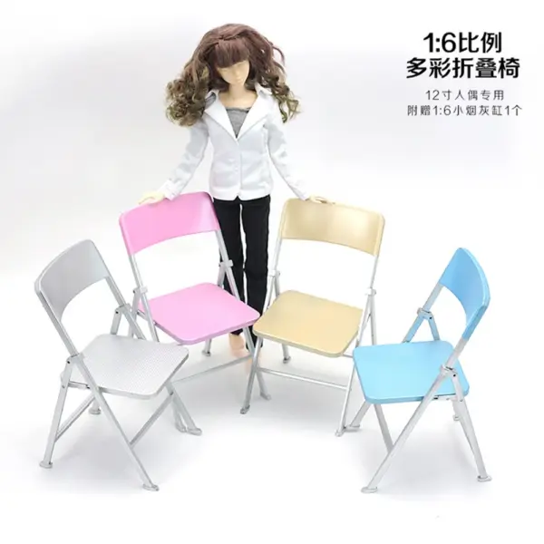 1/6 Scale Colorful Chair for Action Figures - Image 2
