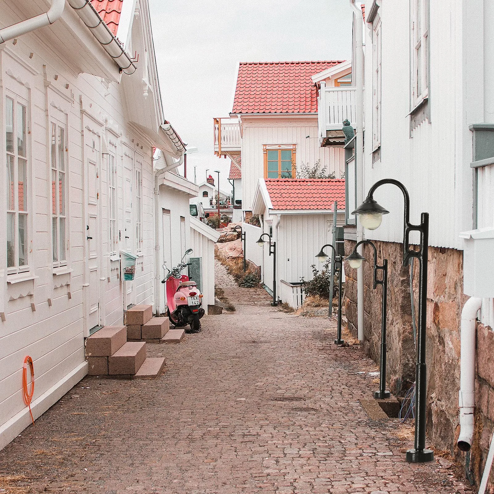 Evemodel 10pcs HO Scale Railway Street Lights Set 5 Evemodel 10pcs HO Scale Railway Street Lights Set - Image 5