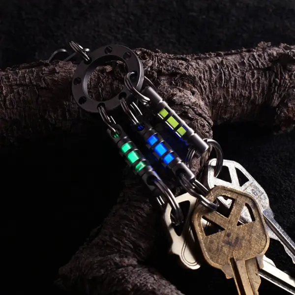Self-Luminous Keychain with 3x11mm Vial - Image 2