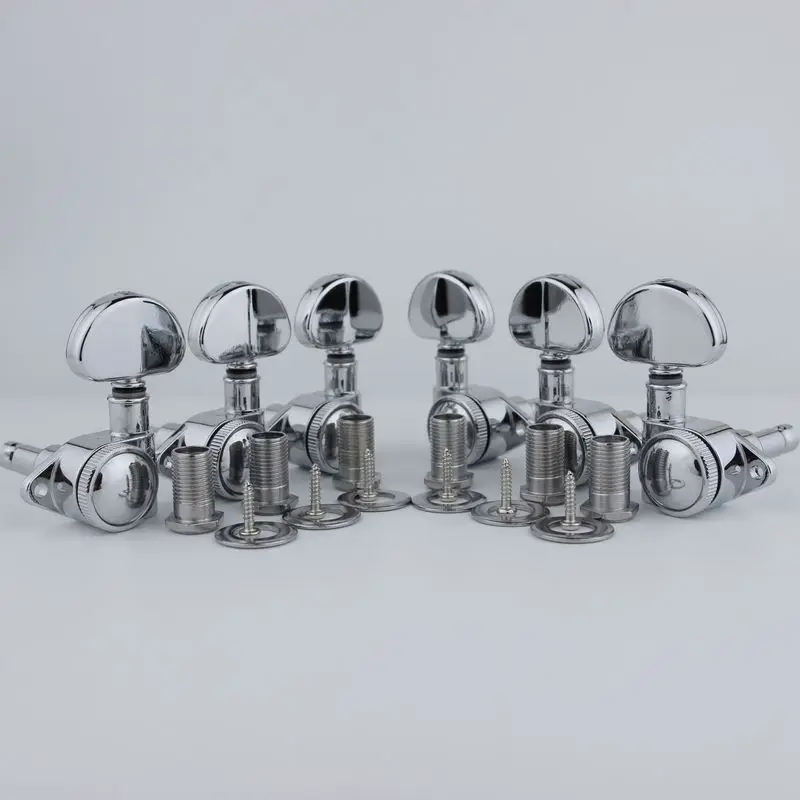 GUYKER Chrome Locking Tuners 3x3 for Guitars 4 GUYKER Chrome Locking Tuners 3x3 for Guitars - Image 4