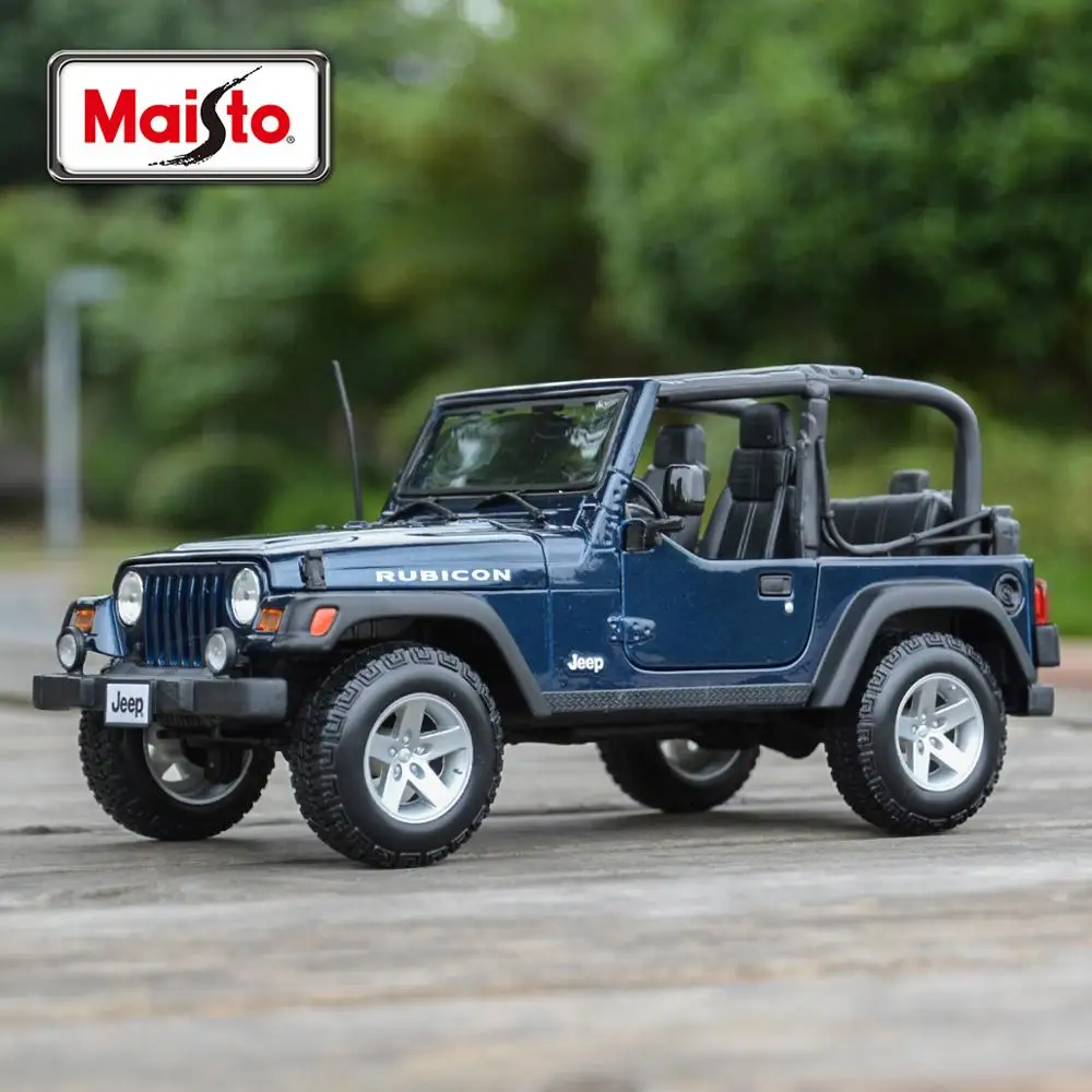 Maisto 1:18 Jeep Rubicon Diecast Model Car 2 Maisto 1:18 Jeep Rubicon Diecast Model Car - Image 2