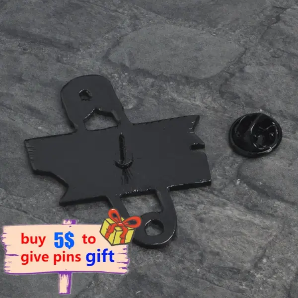 You Are Safe with Me Enamel Lapel Pin Badge - Image 4