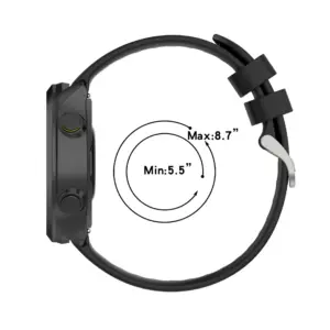 20mm Silicone Strap for Garmin Forerunner 55 21 Hb0ce83687d3c4218b1a2da65b324b1a82