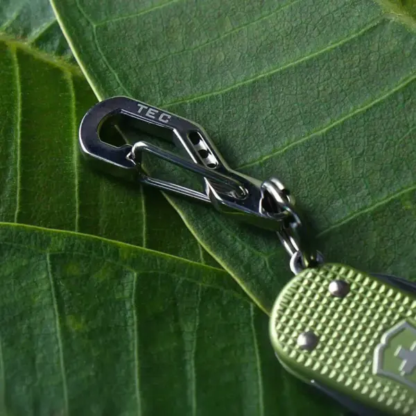 Stainless Steel Python Clip Keychain Accessory - Image 2