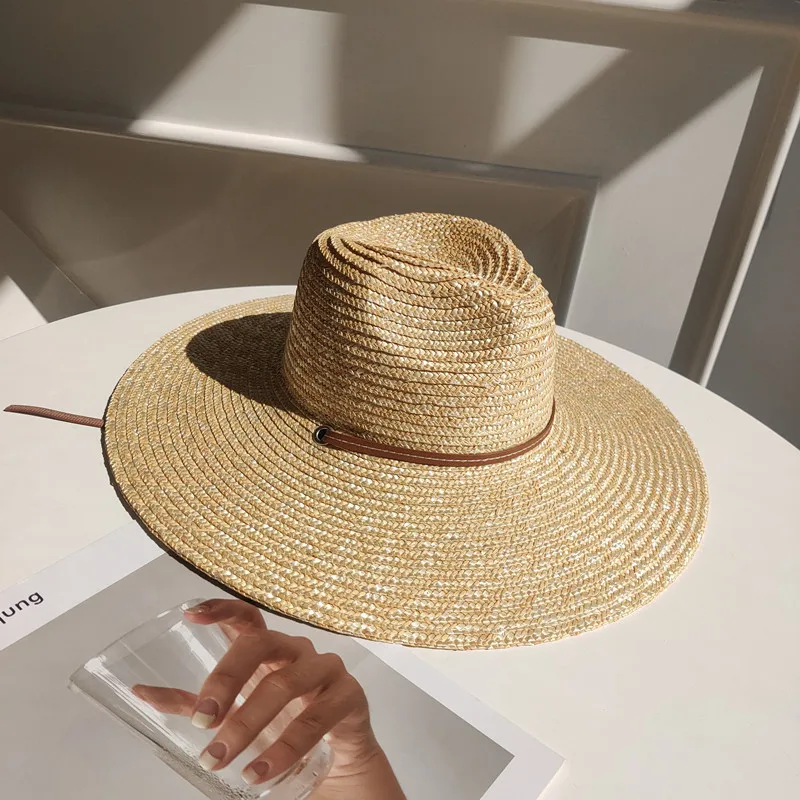 2024 Women's Straw Sun Hat with Wide Brim 3 2024 Women's Straw Sun Hat with Wide Brim - Image 3