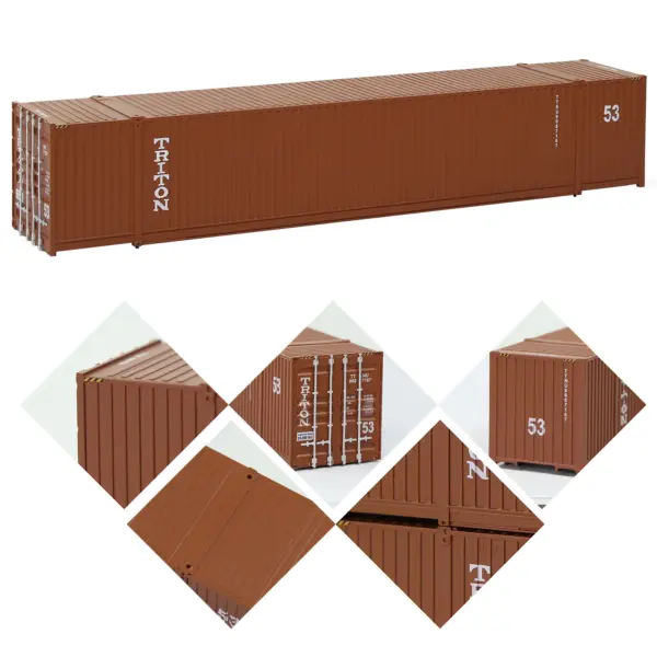 HO Scale 53ft Shipping Container Model - Image 2
