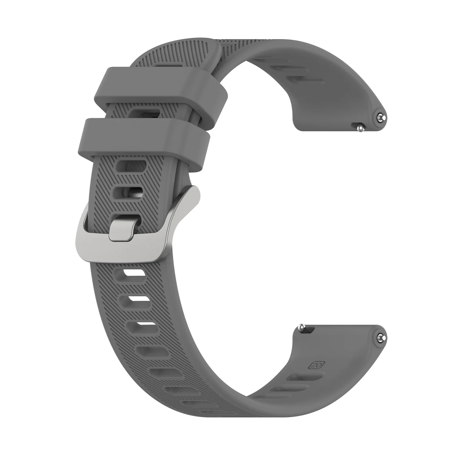 20mm Silicone Strap for Garmin Forerunner 55 11 20mm Silicone Strap for Garmin Forerunner 55 - Image 11