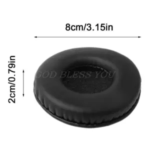 Black Replacement Ear Pads for Sony Headphones 10 Hbe5e031ae0f54b67babbbcad264dfa95X 2