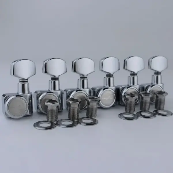 GUYKER GK434 Locking Tuning Machine Heads Chrome - Image 4