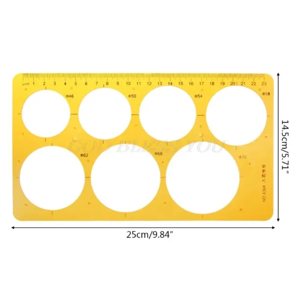 K Resin Geometric Template Ruler Stencil - Image 23