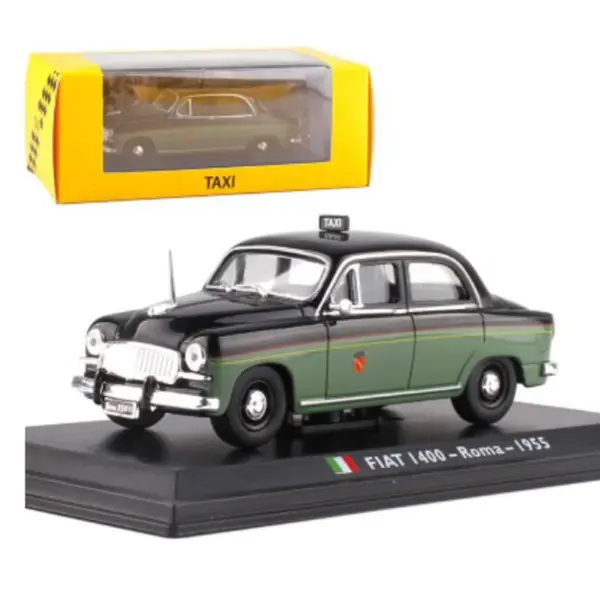 1:43 Scale Diecast Metal Classic Taxi Model - Image 4