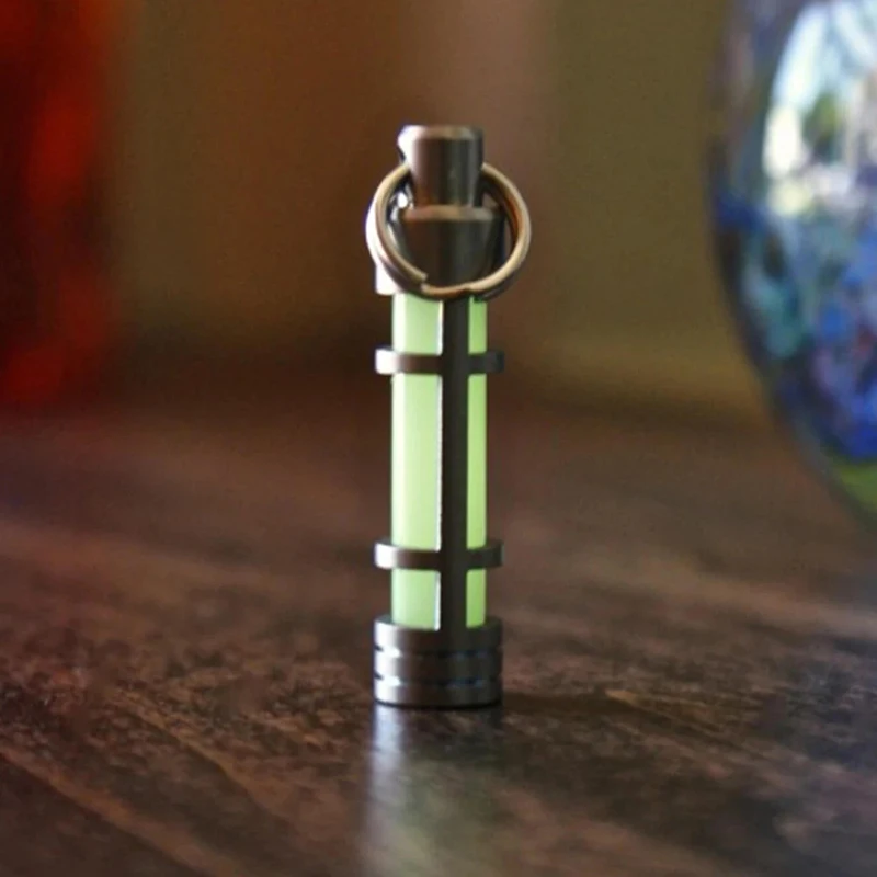 Titanium Embrite Glow Keychain Fob 4 Titanium Embrite Glow Keychain Fob - Image 4