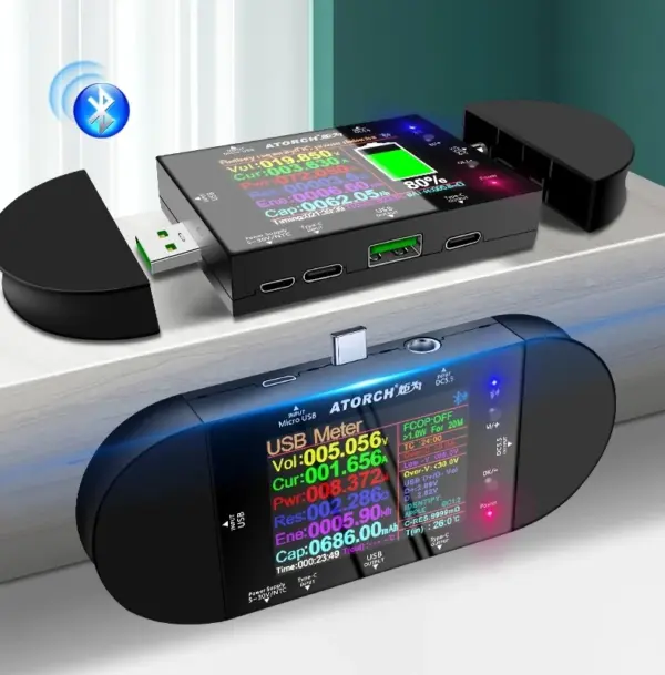 UD24 USB Tester Type-C Digital Voltmeter - Image 2