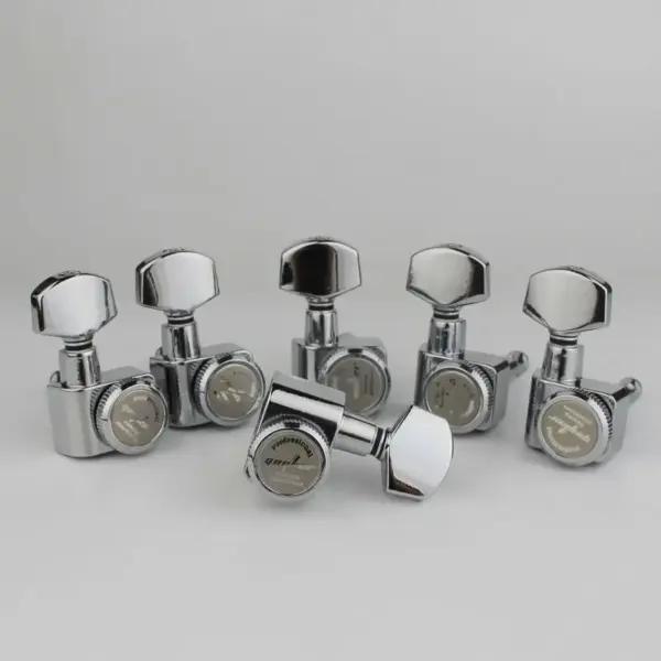 GUYKER GK434 Locking Tuning Machine Heads Chrome - Image 8