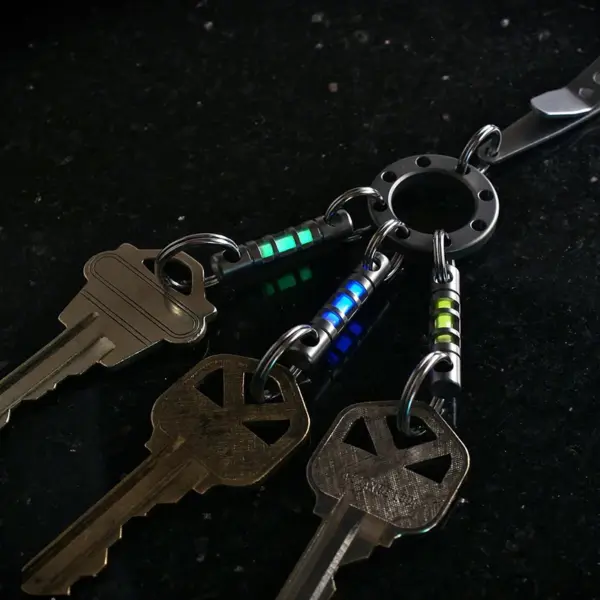 Self-Luminous Keychain with 3x11mm Vial - Image 4