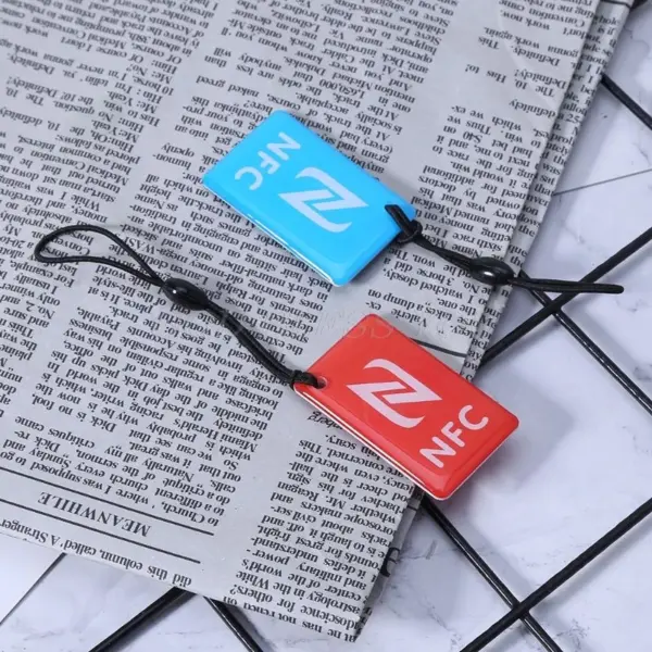 Colorful NFC Tags with Black Cord Set - Image 3
