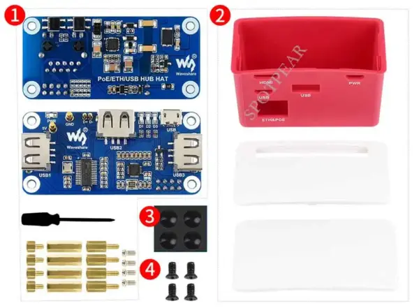 Raspberry Pi Zero PoE USB Hub Case - Image 7