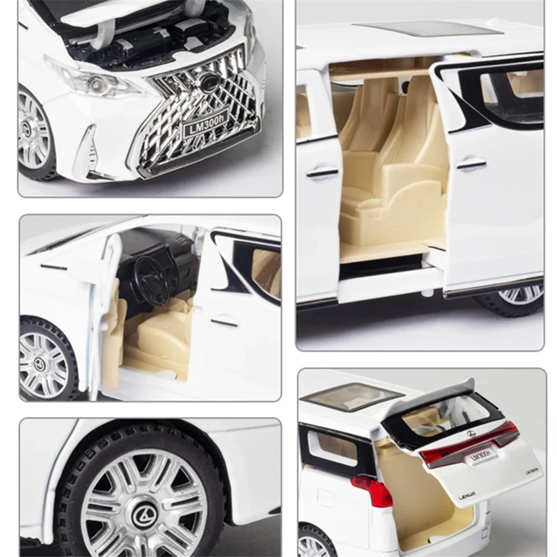 1:32 Lexus LM300 Diecast Model Car Toy 5 1:32 Lexus LM300 Diecast Model Car Toy - Image 5