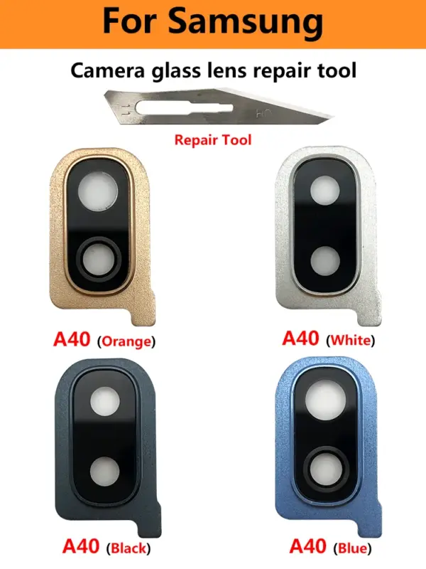 Samsung A10 A30 A40 Rear Camera Glass Lens - Image 3