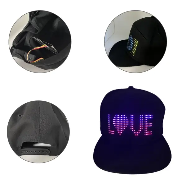 Luminous LED Customizable Cap for Parties - Image 5