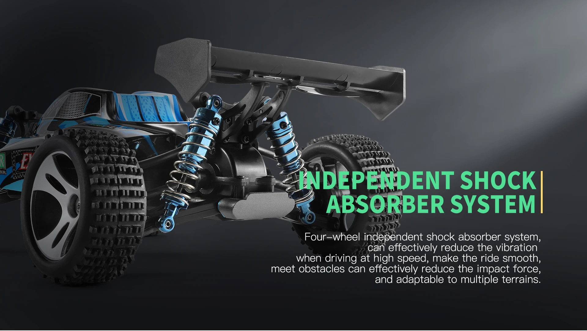 Wltoys 184011 1/18 RC Car 4WD High Speed 15 Wltoys 184011 1/18 RC Car 4WD High Speed - Image 15