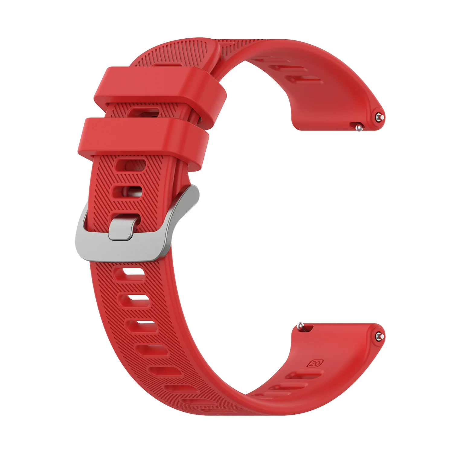 20mm Silicone Strap for Garmin Forerunner 55 7 20mm Silicone Strap for Garmin Forerunner 55 - Image 7